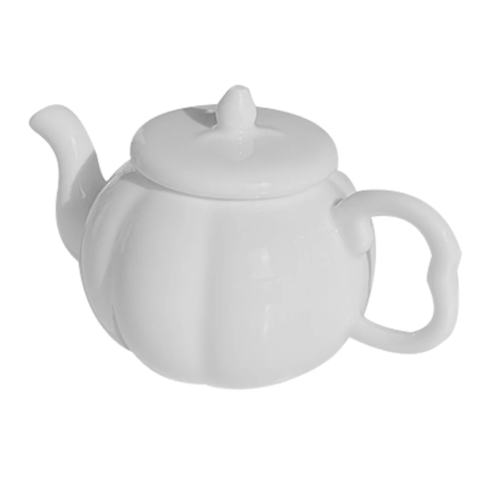 

Miniature Ceramic Teapot Pumpkin Shape Desktop Decoration Small Tea Kettle Ornament Tiny Ceramic Teapot Craft Tea Room Decor