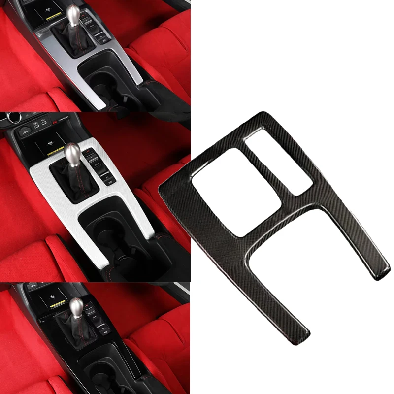 Cubierta de cambio de marchas de fibra de carbono Fibra de carbono ABS NEGRO Ajuste de fibra de carbono Diseño orientado con detalles Fácil instalación