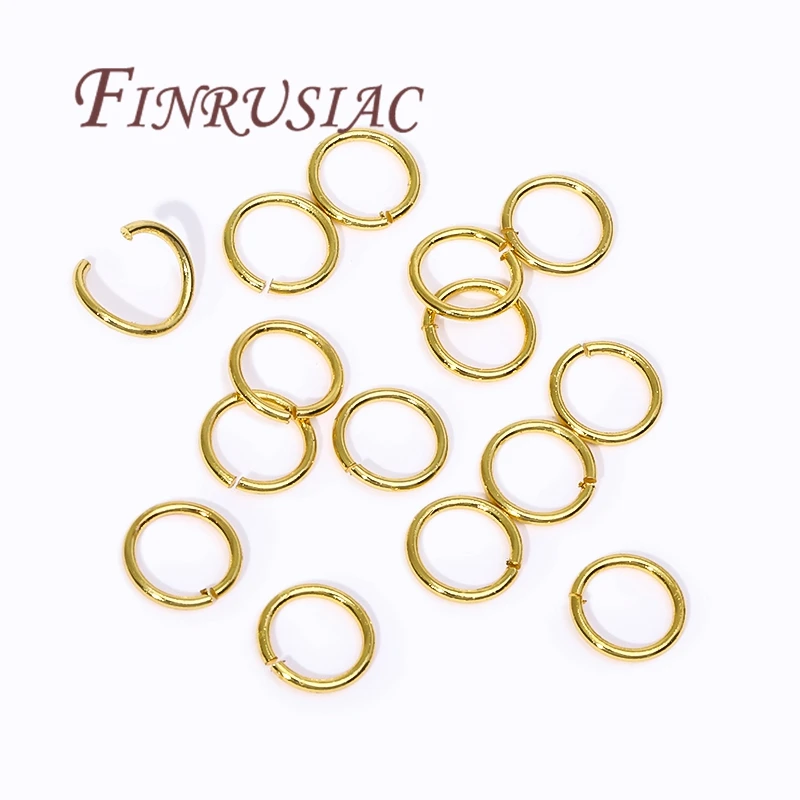 20–200 Stück 3–8 mm vergoldete Spaltringe, offene Biegeringe, Verbinder für DIY-Schmuckherstellung, Verbindungsringe – Detail 14