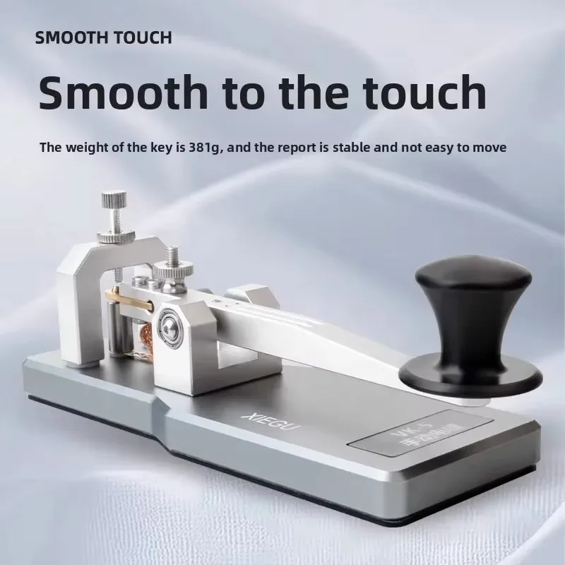 xiegu-vk-5-mini-shortwave-radio-aluminum-alloy-automatic-cw-electric-key-35mm-interface