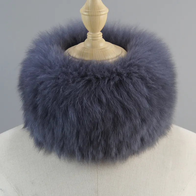 2026 Hot Sale Women Real Fox Fur Scarf Fur Headbands Good Elastic Winter Luxury Neck Warmer Natural Fur Mufflers Ring Scarves - Image 12