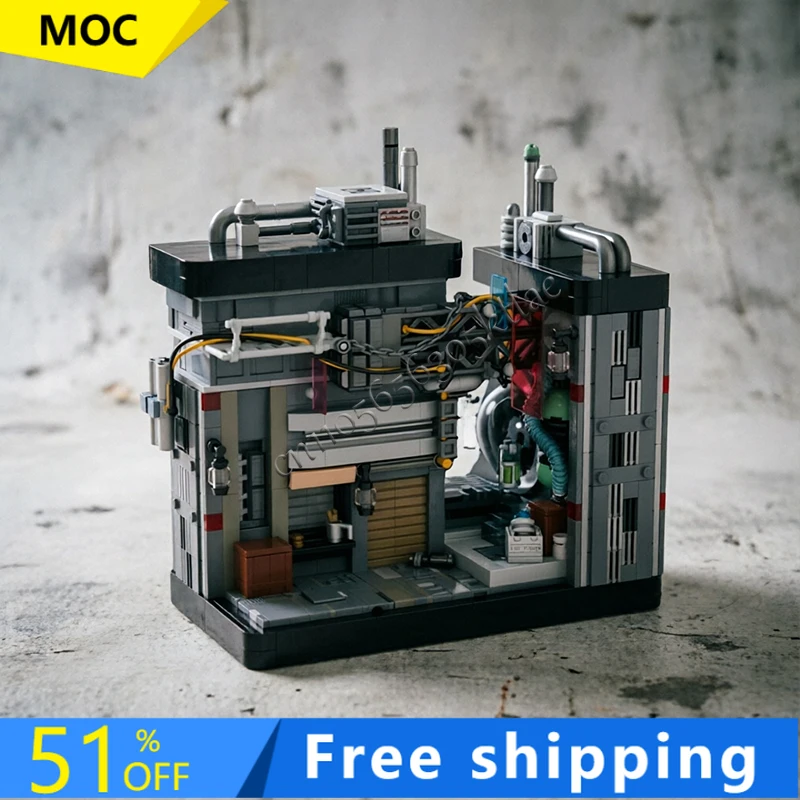 

874PCS MOC Star Battle Series Coruscant Low Concentration Model Building Block Brick Creative Assembly Educational Toys Gifts