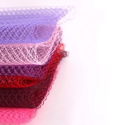 [IuBuFiGo] Birdcage Veiling Netting for Women, Fabric, Fascinator, Headpiece, Headpiece, 10 Yards per Lot, 9 