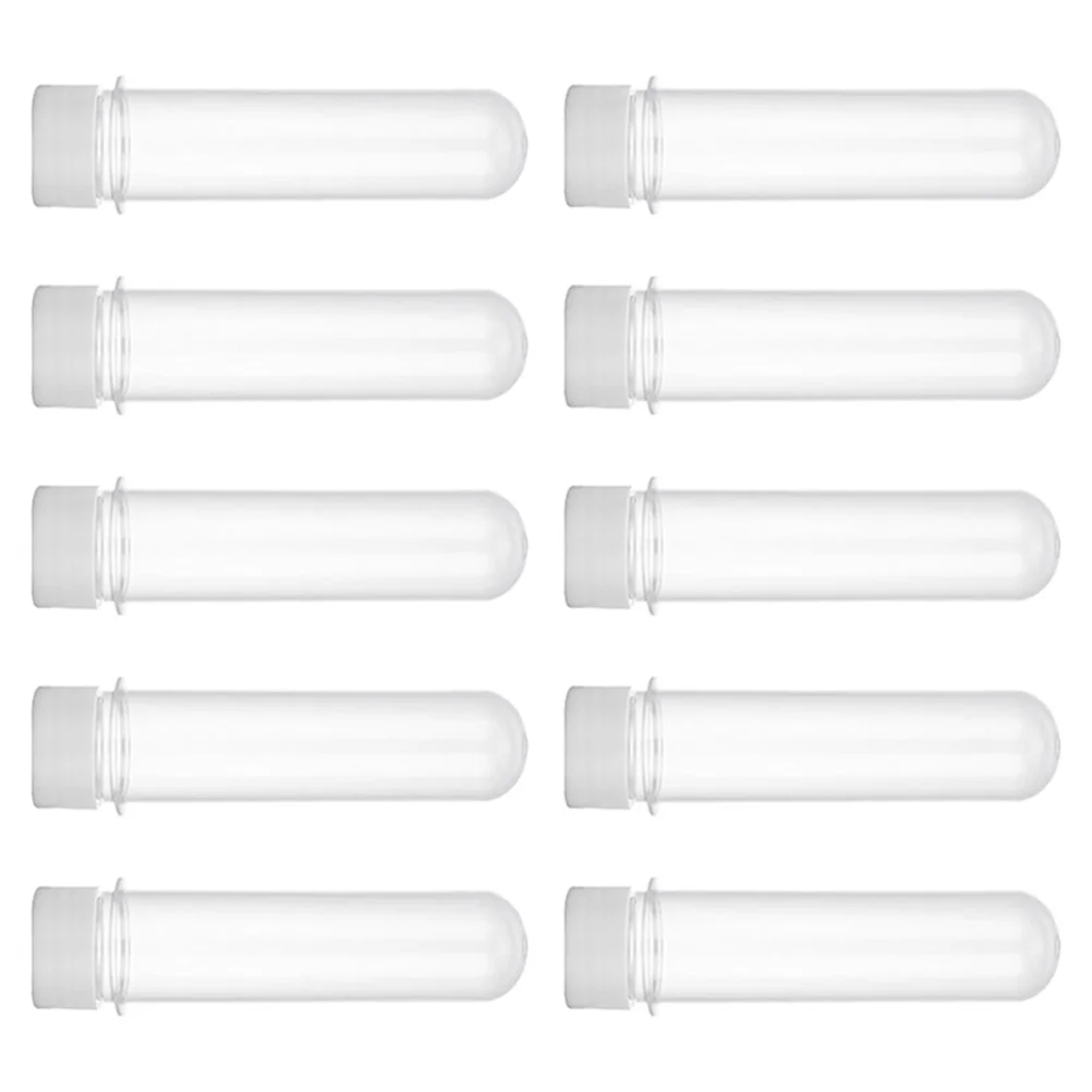 Transparent Test Tubes Gumball Candy Bottled Flask Storage Portable Beads Sample