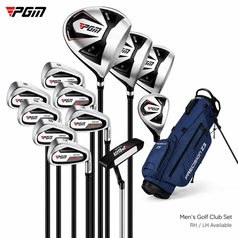PGM Men's Golf Club Set RH LH Complete Golf Clubs Driver Wood Hybrid Irons Putter Bag MTG051