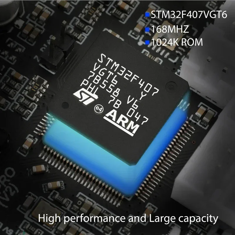 Nouveau! Gloomy FLY RRF E3 PRO V3.0 Wifi 1.6 M/S 32 bits carte de commande TMC2209 pièces d'imprimante 3D mise à niveau Ender 3/5 Duet 2