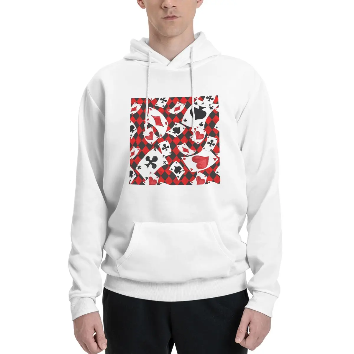 Cool Poker Speelkaarten Patroon Gokken Kaartspel Hoodie Trui Herfst Winter Heren Dames Paar Sweatshirt Lange Mouw Tops