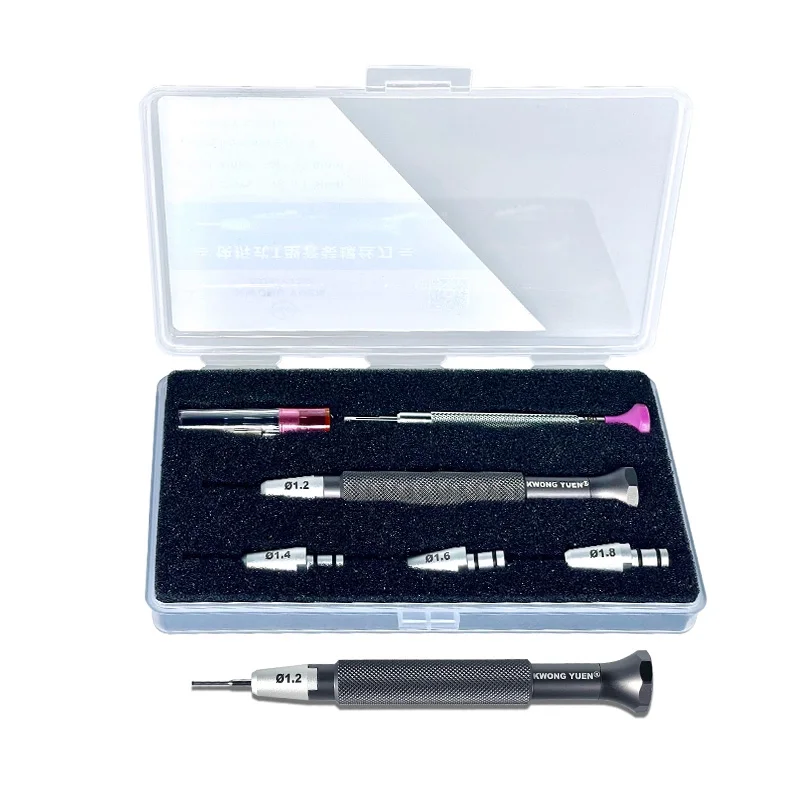 Kwong Yuen Repair Tool T-shaped Screwdriver Set T-shaped Cutter Head for Rolex Watch Belt Removal Special for Watchmakers