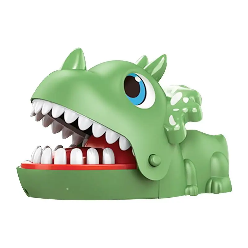 Finger Biting Toys Triangle Dragon Biting Finger Games Dentist Toy Crocodile Teeth Toys Game Interactive Teeth Toy For Seniors