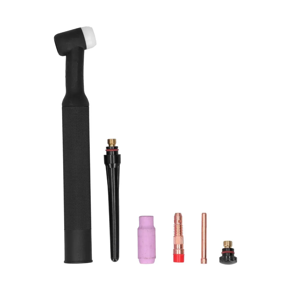 6pcs Water Cooling TIG Welding Torch Head Copper WP-18F TIG Torch Body Flexible Design ABS TIG Welding Accessories GTAW Welding