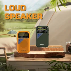 XHDATA D221 NOAA Weather Radio Portable AM FM Shortwave Radio Receiver Transistor Radio with Excellent Reception for Emergency