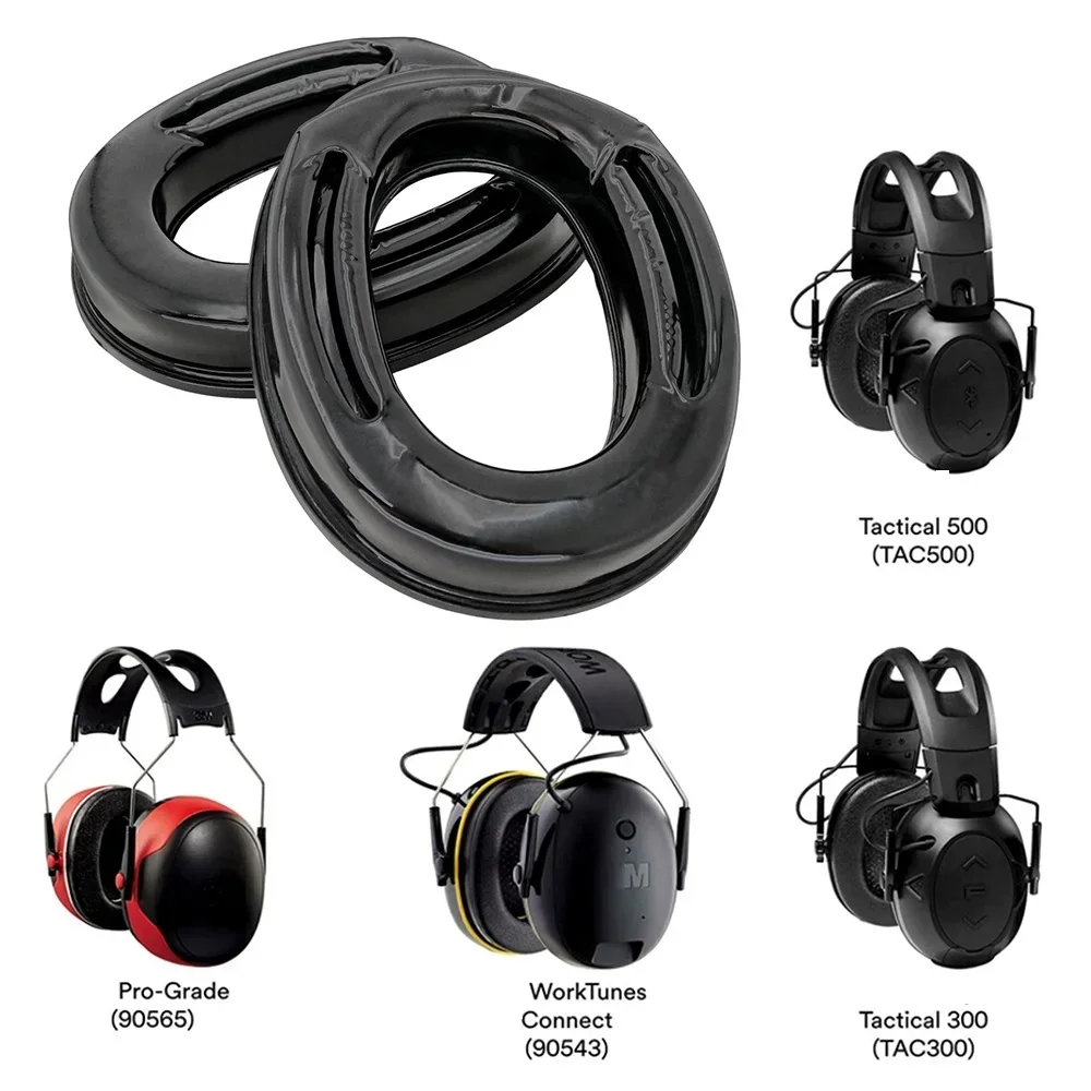 HEARINGTACTICAL Gel-Ohrpolster für PeltorSport TACTICAL Gehörschutz-Headset, taktisches Headset, elektronische Schieß-Ohrenschützer