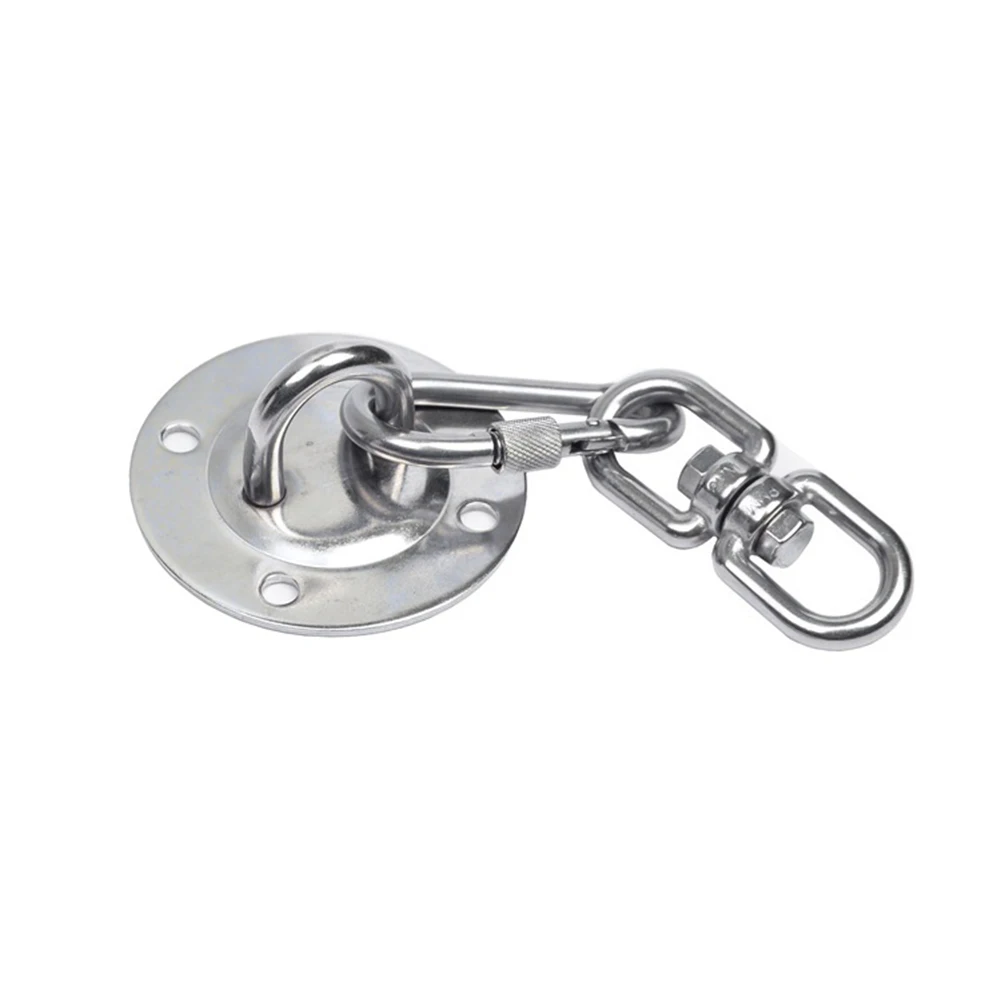 Ceiling Suspension Set 360° Swivel Hook Rust Resistant Complete Set Heavy Duty High-quality Stainless Steel Gym