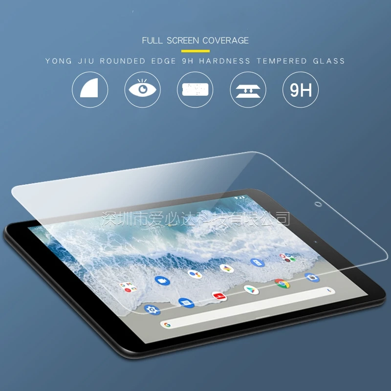 2 ชิ้นกระจกนิรภัยสําหรับ Nokia T10 8.0 นิ้ว Taclet ป้องกันหน้าจอป้องกันฟิล์ม