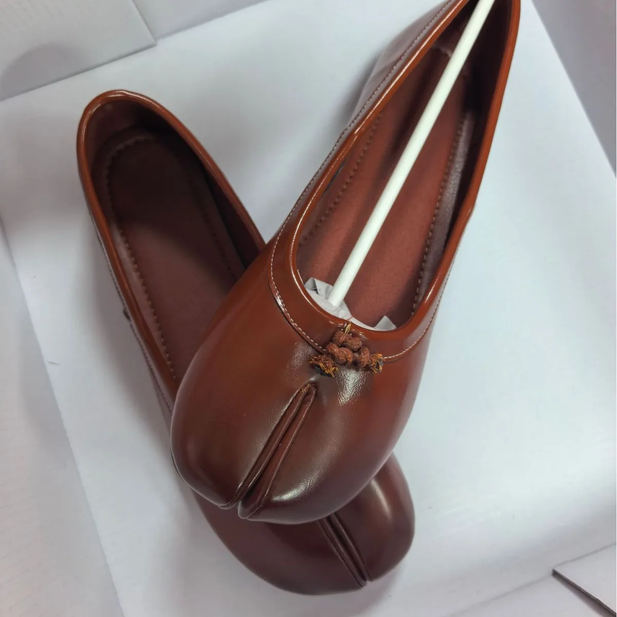 Size 35-42 Ballets Flats Split Toe Shoes Mary Janes Dress Loafers Ballerina Zapato Mujer Mocasines Ladies Ballerina Tabi Shoe