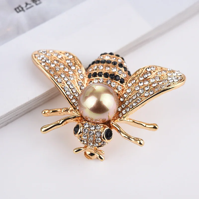 

Brooch High-end Creative High-end Animal Bee Clothing Women's Versatile Corsage Pin Accessories