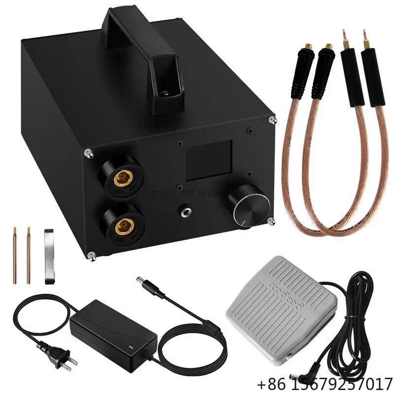 Super capacitor digital display spot-welder to hand portable 18650 Nickel Belt full set high power handheld energy storage