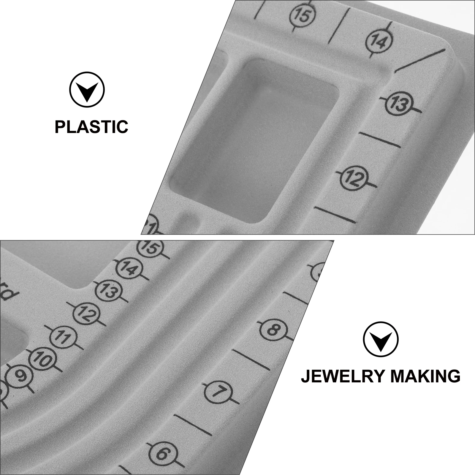 

2 Pcs Bead Mats for Beading Necklace Design Plate Beads Jewelry Making Manual Tray