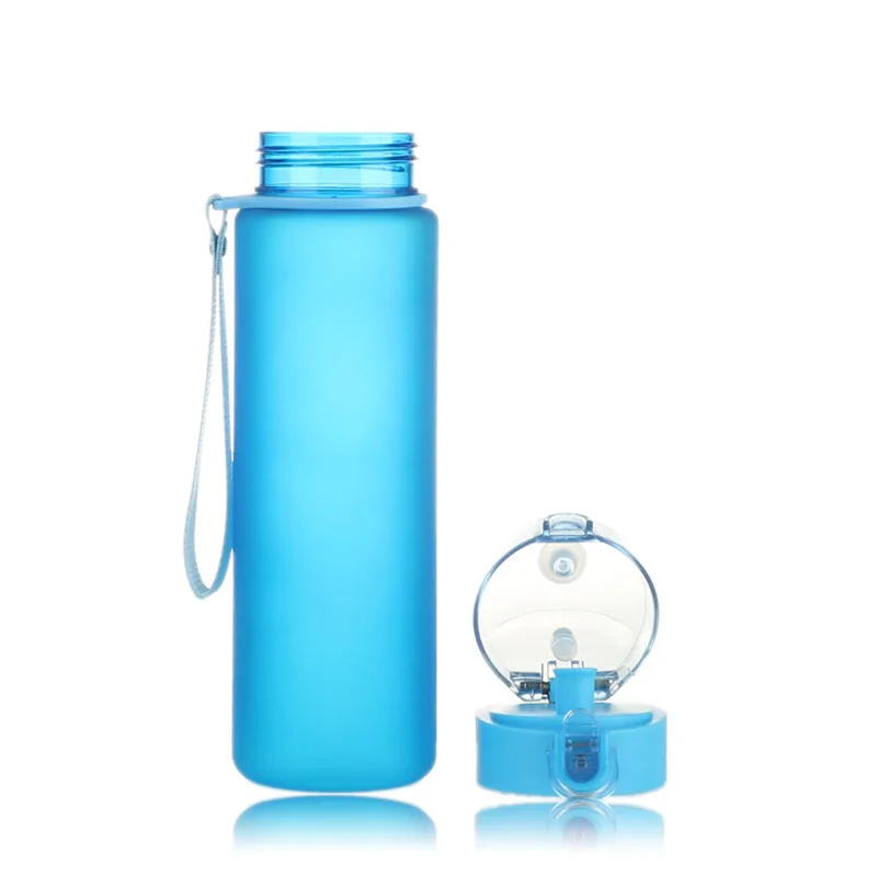 New Sport Water Flessen Draagbare Lekvrij Outdoor Shaker Mijn Fles Tritan Plastic Milieuvriendelijke Drinkware Bpa Gratis