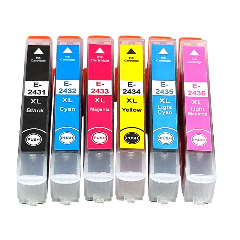 Compatible Ink Cartridge For Epson T2431 T2432 T2433 T2434 T2435 T2436 EXPRESSION PHOTO XP860 XP950 XP960 XP970 Printer