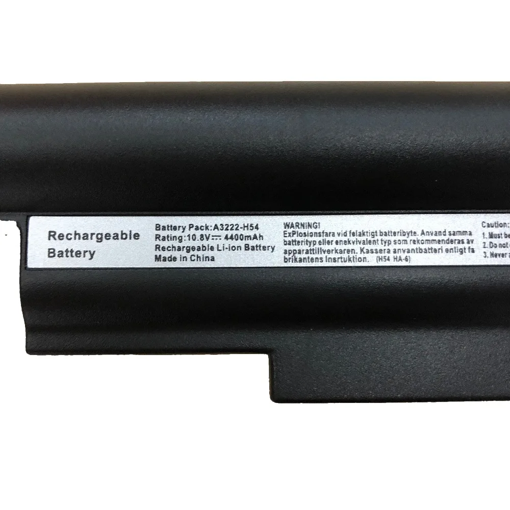 10.8v 4400mah A3222-H54 new laptop battery For HASEE A460-P60 D1 A460-I3D1  A460-I3D2 A460-I3D3 A460-I3D4 A460-I3D5