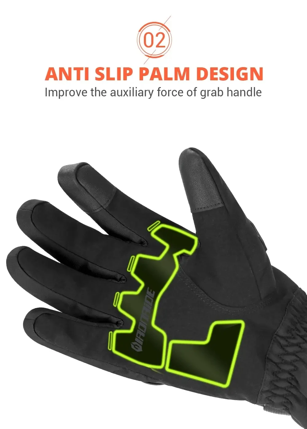 Motorrad Handschuhe Wasserdicht Winddicht Voll Finger Moto Motorrad Reiten Handschuhe Touchscreen Moto Motocross Handschuhe Winter – Detail 8