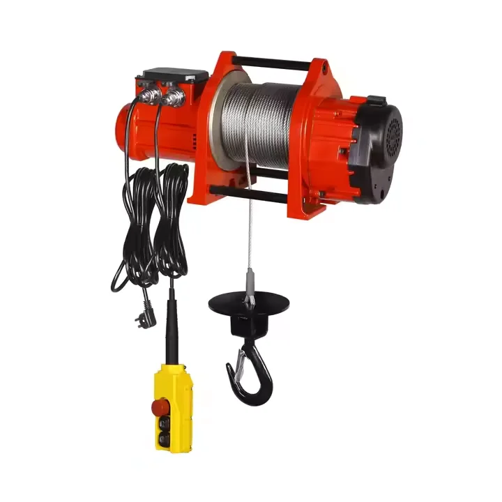 200kg 300kg 500kg Variable-frequency Drive Permanent Magnet Motor Rope Hoist Mini Electric Winch Hoist