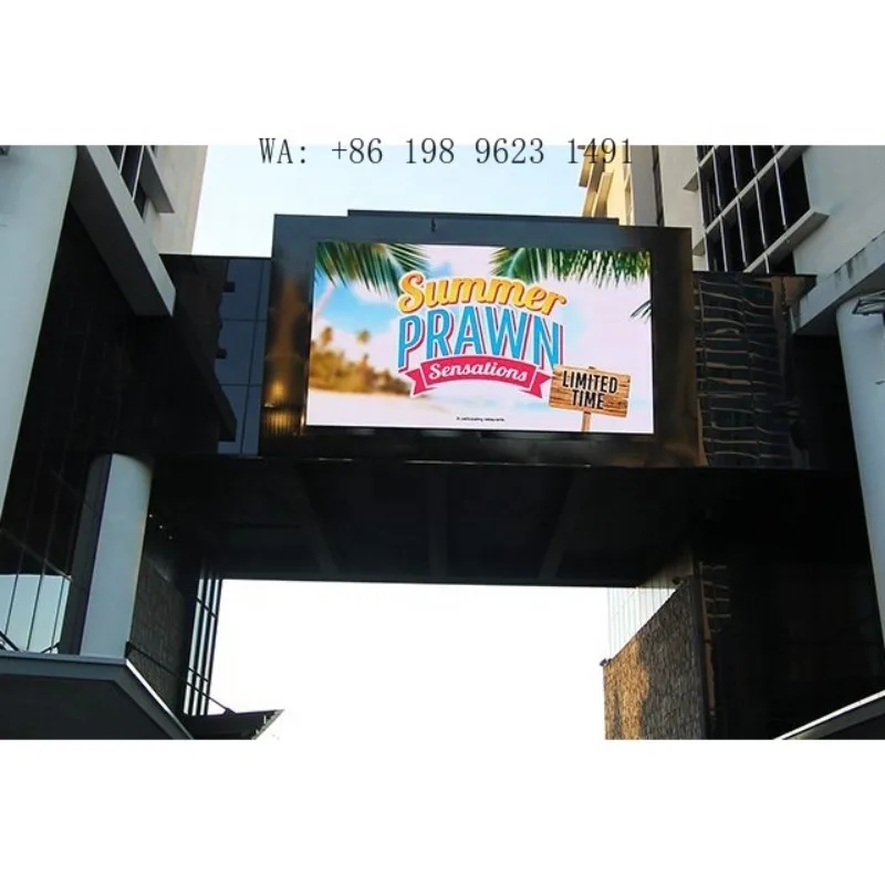 P6 Custom Outdoor LED Billboard High Brightness Waterproof Fixed Full Color HD Video Wall for Commercial Outdoor Advertising