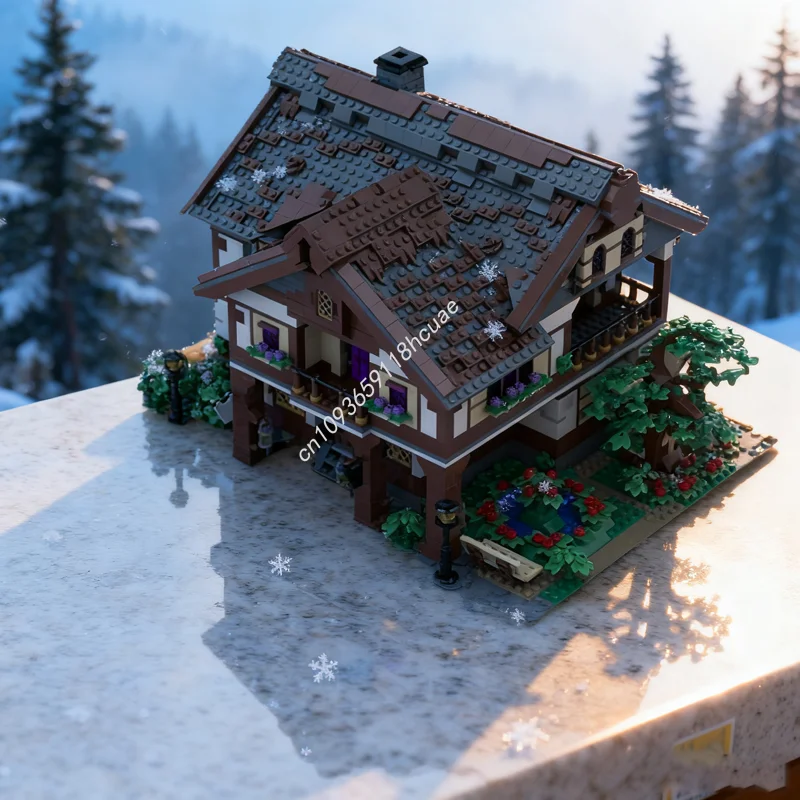 

5059pcs MOC Bree Bank Hobbit And Lord Ringsed Model Building Blocks Christmas Gift Architecture DIY Creative Idea Toy Brick Kids