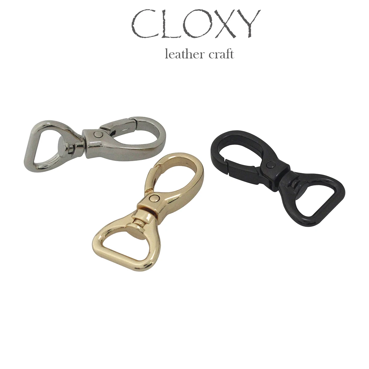 1pcs Metal 4 Sizes Snap Hook Trigger Lobster Clasps Clips Flat Bottom Spring Gate Leather Craft Pet Leash Bag Strap Belt Webbing