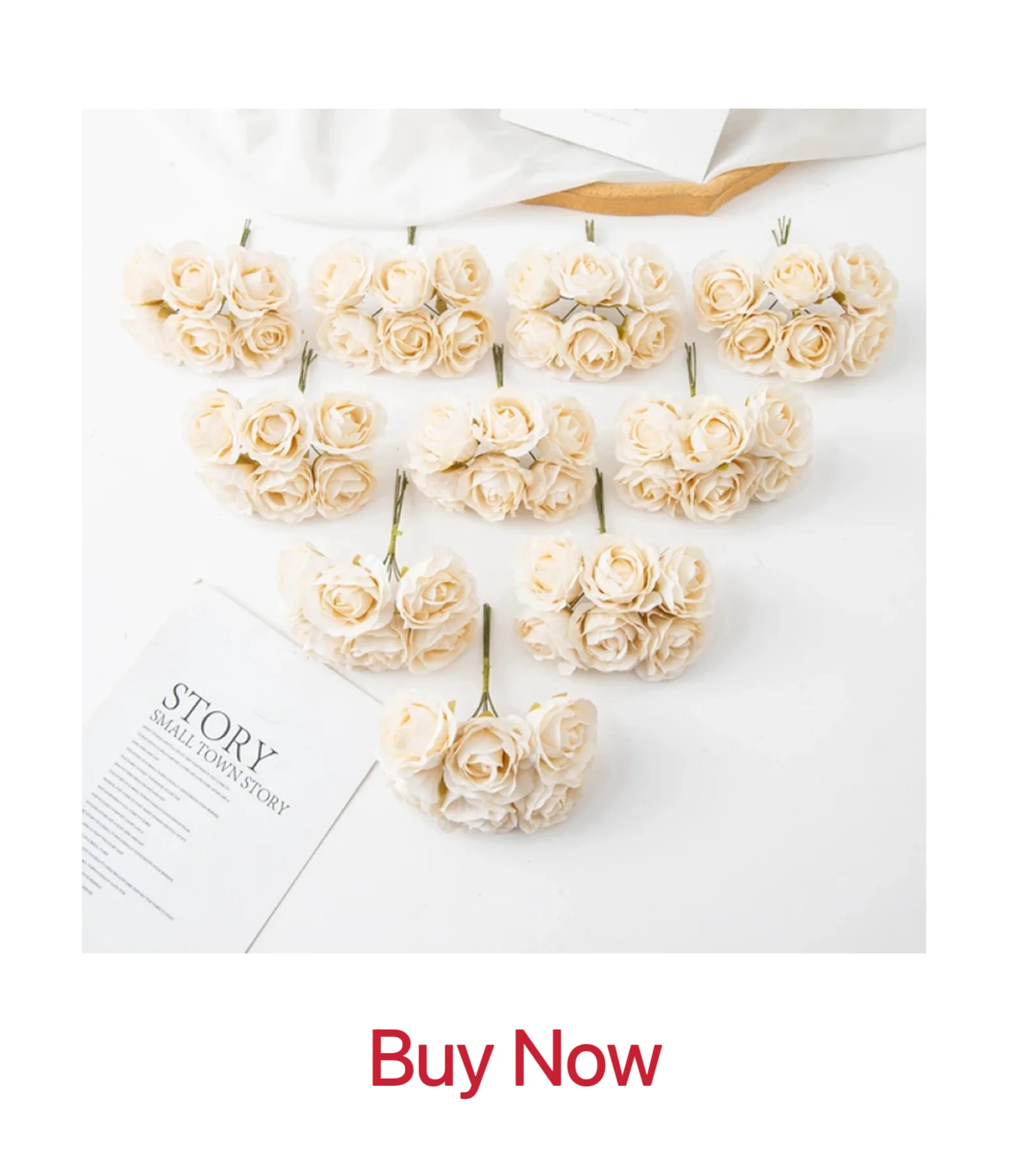 Künstliche Blumen Seidenrosen UV-Schutz für Draußen Hochzeit Party Brautsträuße Heim Garten Zimmer Hof Deko Günstige DIY Geschenkbox – Detail 9