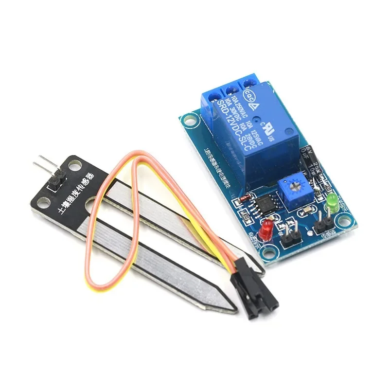 NEW DC 5V 12V soil moisture sensor relay control module Automatic watering of the humidity starting switch for aduino - view 2