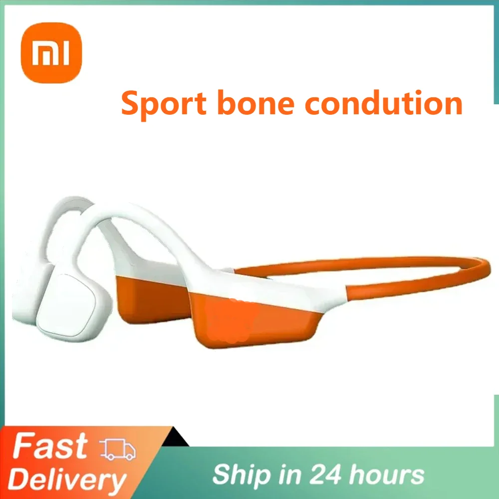 Новые наушники Xiaomi Mijia с костной проводимостью, Bluetooth, Беспроводные водонепроницаемые Hi-Fi наушники с ушным крючком для занятий спортом на открытом воздухе, наушники с микрофоном, гарнитура