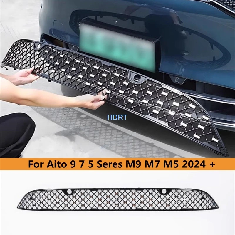 

Car Styling Insect Screen Anti Bug Net Mesh Front Racing Grille Insert Cover Accessories For Aito 9 7 5 Seres M9 M7 M5 2024 +