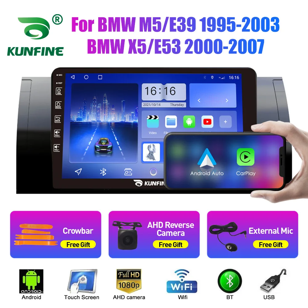 10.33 Inch Car Radio For BMW M5/E39 BMW X5/E53 2Din Android Octa Core Car Stereo DVD GPS Navigation Player QLED Screen Carplay