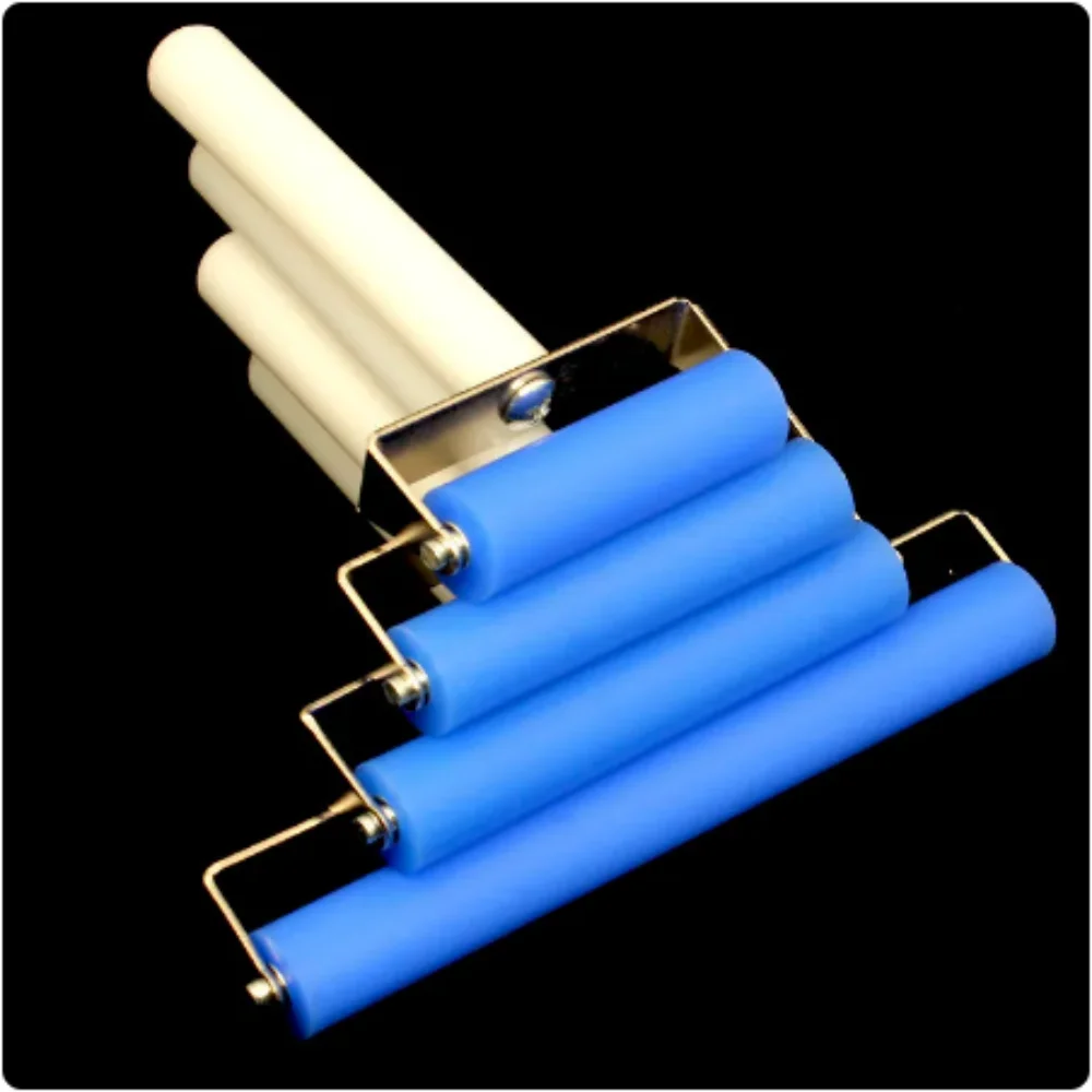 60/80/100/150mm Manual Vinyl Cleaner Tool Long Anti-static Dust Remover Sticky Silicone Roller