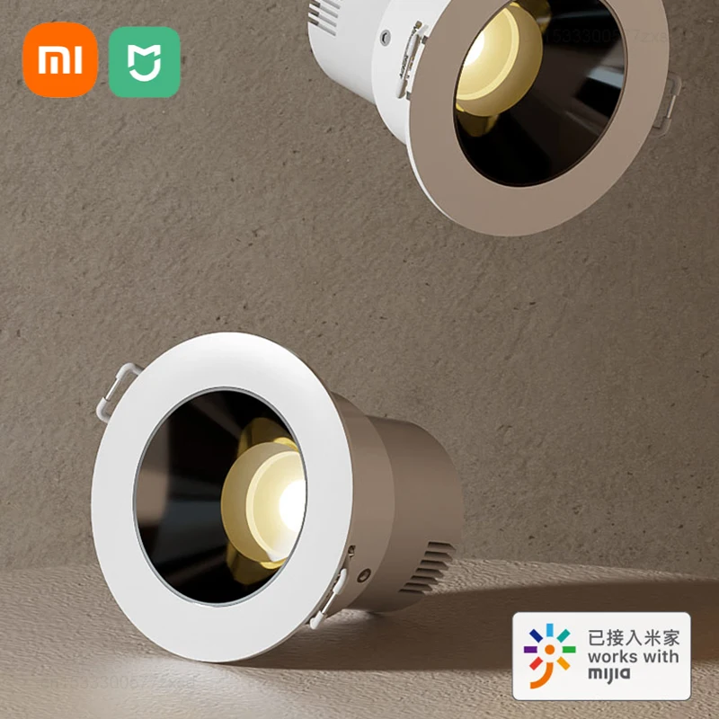 

Xiaomi Mijia LED Spotlight Bluetooth MESH Recessed Indoor Led Ceiling Lamp Stepless Dimmable Cold & Warm Light Home Night Lamps