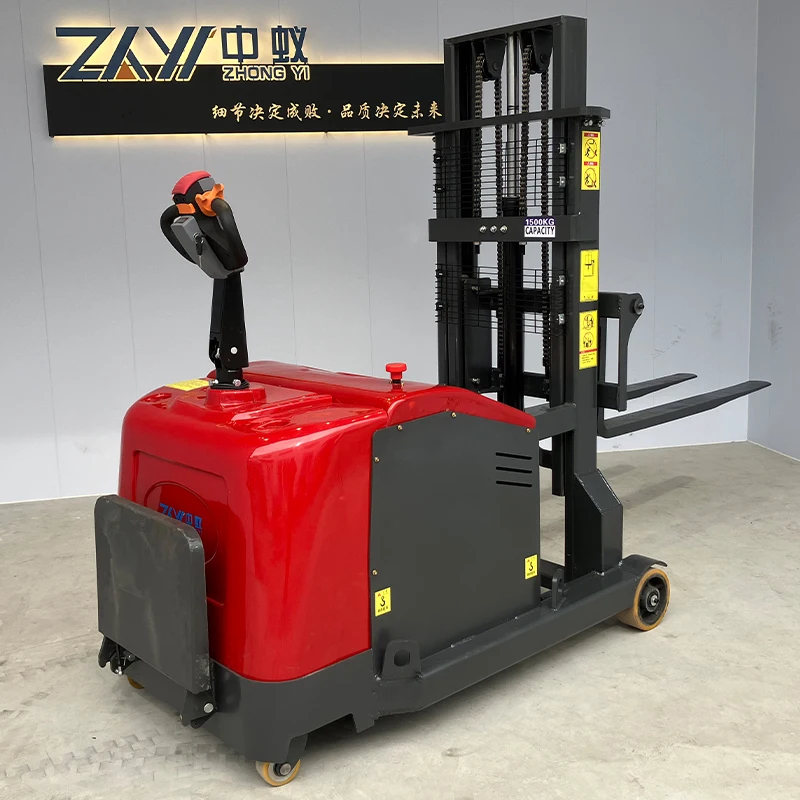 Customized Non-Support Leg All Pallets Ride-on Lift 14Ft Full-Automatic- Electric Pallet Truck 1.5tons/2tons
