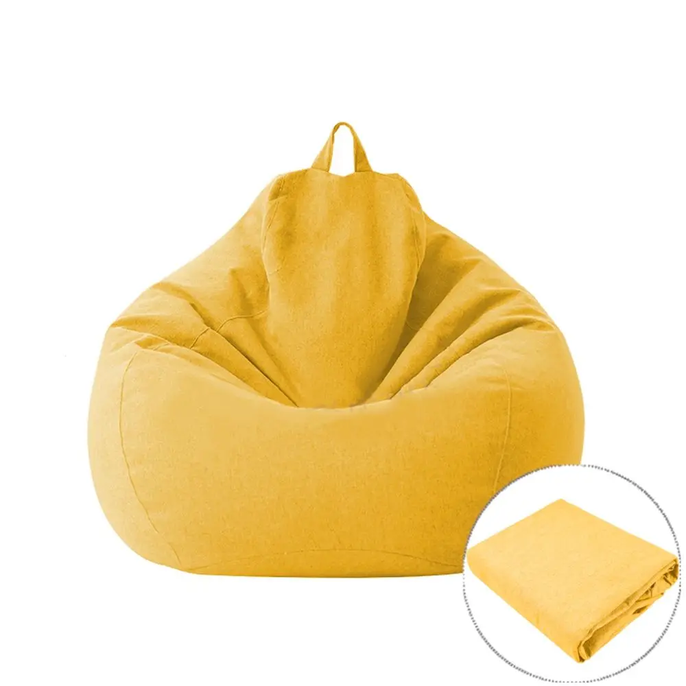 Lazy Easy Clean BeanBag Case Furniture Seat Living Room Sofas Cover Tatami Covers Pouf  Puff Couch Bean Bag Cover