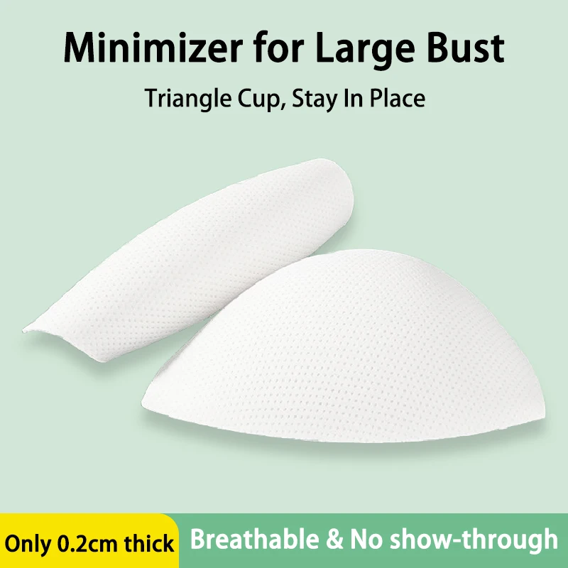Ultra-Thin Chest Pad Inserts for Autumn Sports Bras, Replacement Sponge Thickened Bra Pads to Prevent Protrusion and Enhance a Smaller Appearance