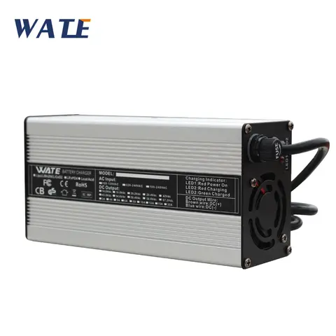 14.6V 20A 충전기 4S 12.8V 14.4V LiFePO4 배터리 팩 용 고속 스마트 충전기, 알루미늄 쉘 팬 포함