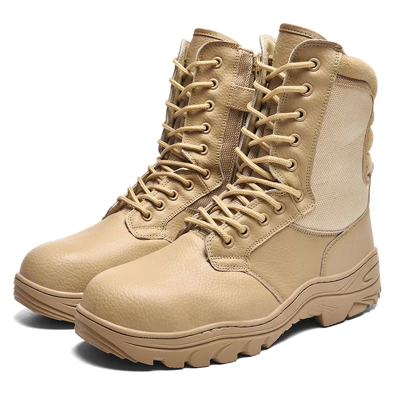 

High Quality Tactical Boots Men Army Shoes Military Outdoor Women Unisex Ultrallight Camping Safety Anti-Slip Male Hunting Boots