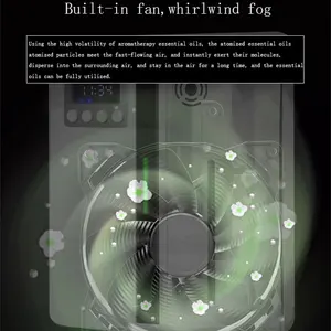 Mesin Aroma Aroma Diffuser Wall Mounted Hotel 160ML Aroma Diffuser Dengan Kipas Di Dalam Untuk Area Luas Lobi Hotel Wewangian Rumah 12 bau rumah penjualan terbaik - №