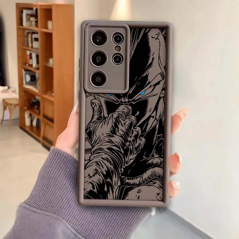 D-دراغون الكرة فيغيتا الفن كول لسامسونج غالاكسي S25 S24 S23 S22 S21 S20 الترا زائد FE 5G العين سلم جراب هاتف غطاء