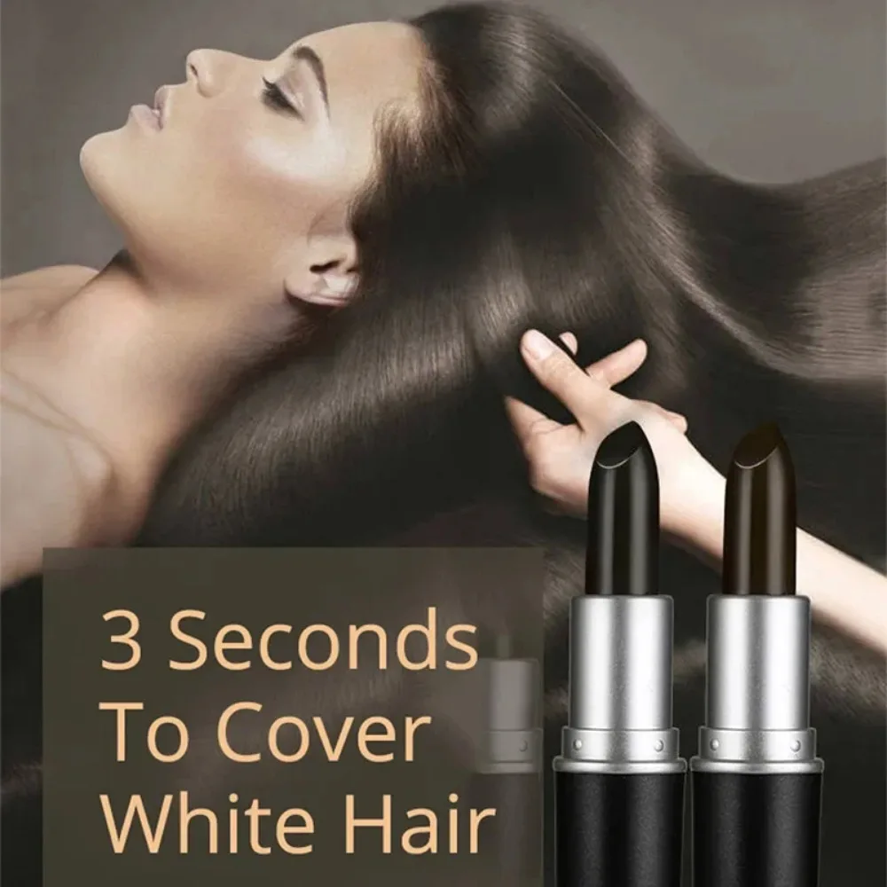 One-Time Hair Dye Instant Gray Root Coverage Hair Color Modify Cream Stick Temporary Cover Up White Hair Colour Краска Для Волос