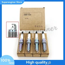 4 x Iridium Spark Plugs 18846-11070 For 11-18 Hyundai ElantraTucson Kia Forte 1.8L 2.0L 2.4L 18846 11070