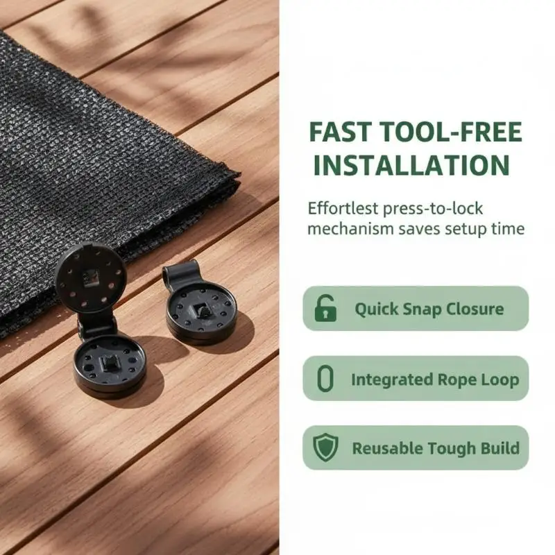 50/100PCS Sunshade Net Fixing Clips Greenhouse Shade Cloth Fix Clamp Sun Shade Net Clip Garden Tools