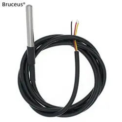 1Meter/3Meters DS18B20 Stainless Steel Package  Waterproof  Cable Probe Temperature Sensor
