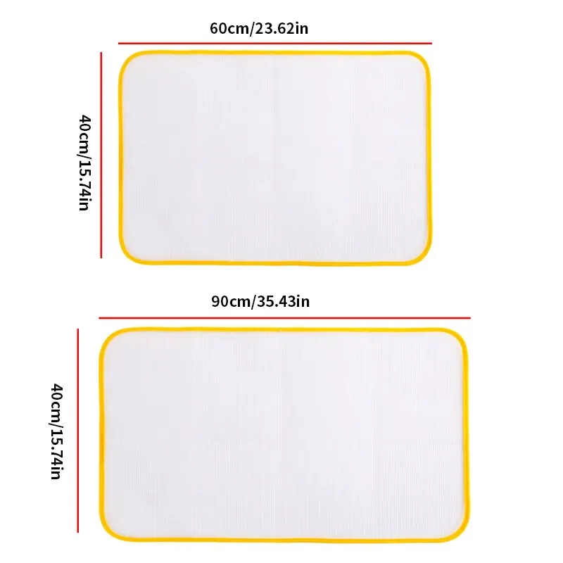 Podkładka do prasowania odporna na wysokie temperatury izolacja cieplna szmatka do prasowania ochrona ubrań podkładka w losowym kolorze deski do