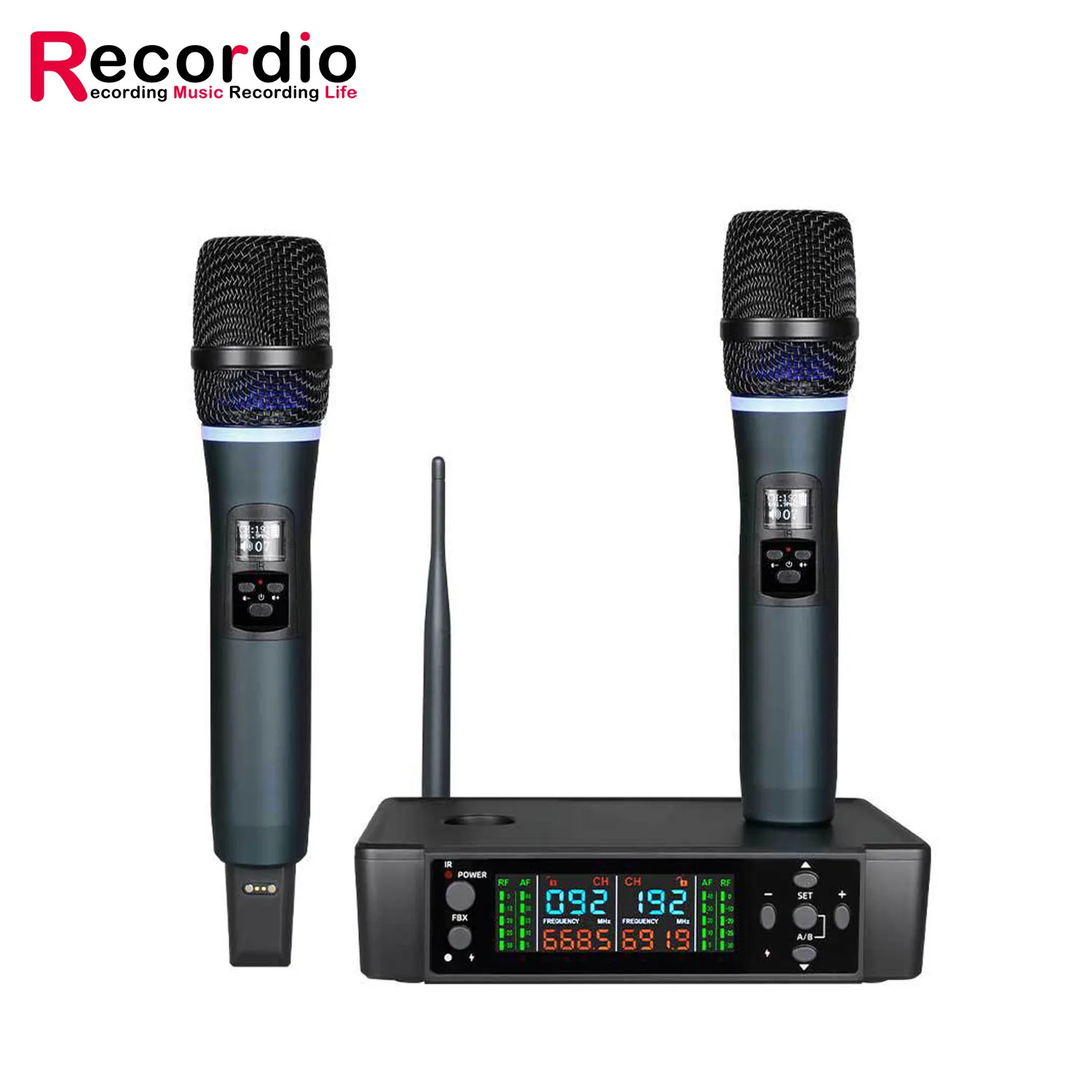 

GAW-P128 Professional Infrared Frequency Matching Wireless Microphonhome Karaoke Charging All-in-One Machine Stage Performance